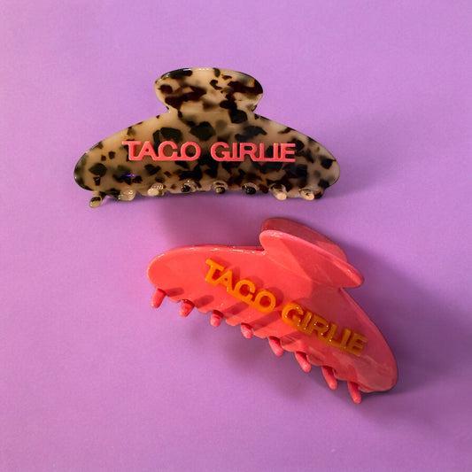 Taco Girlie Claw Clips