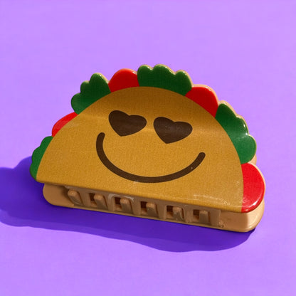 Taco Claw Clip - Frijolita the Taco