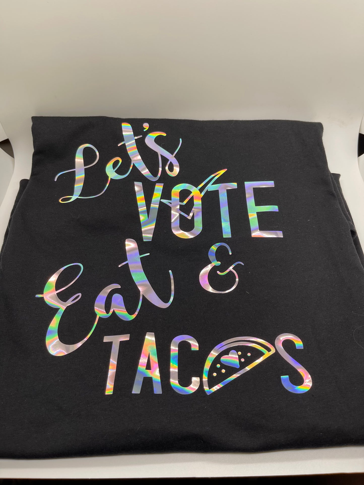 Let's Vote & Eat Tacos Tee - New Style